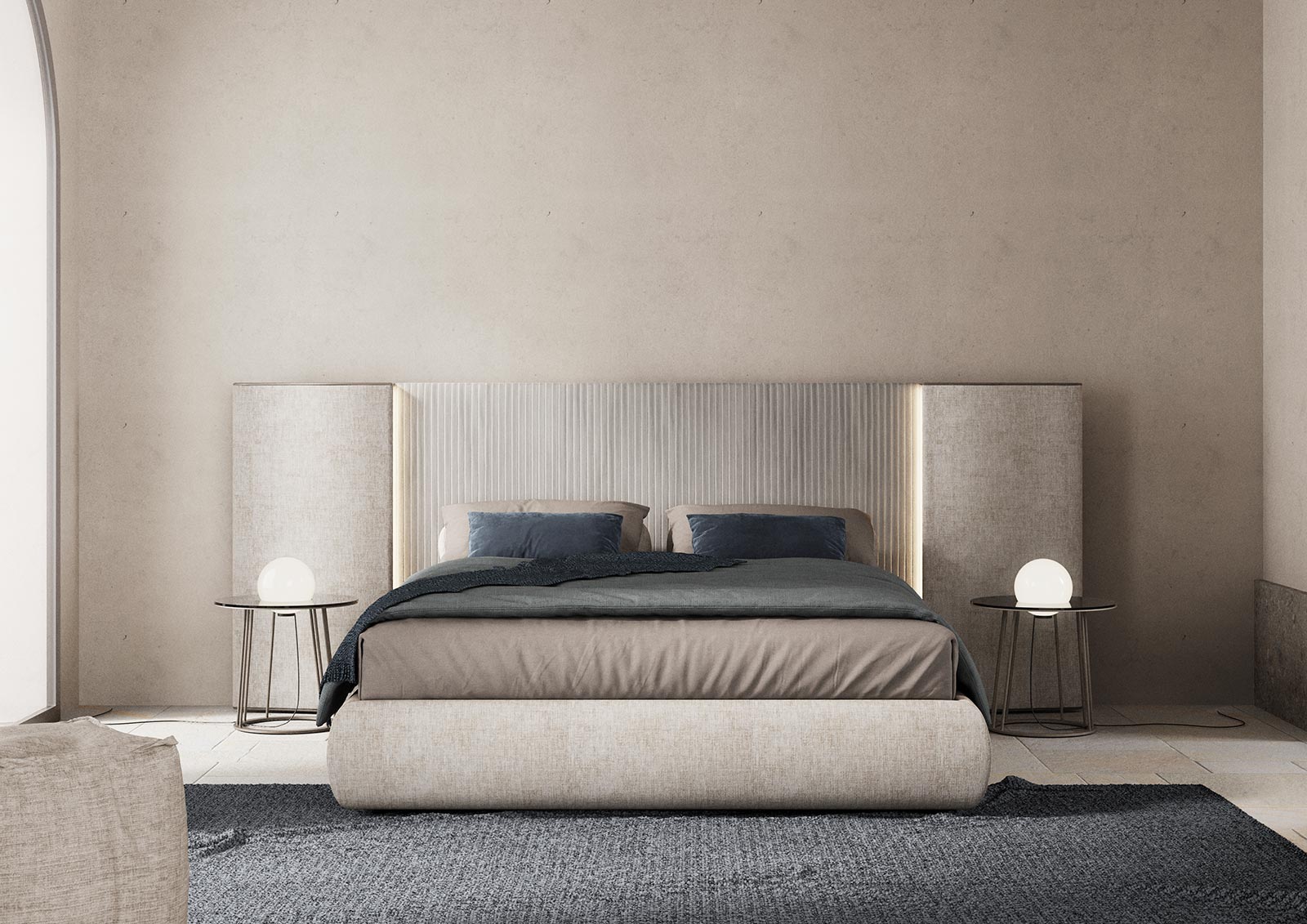 Novaluna Ellis upholstered bed