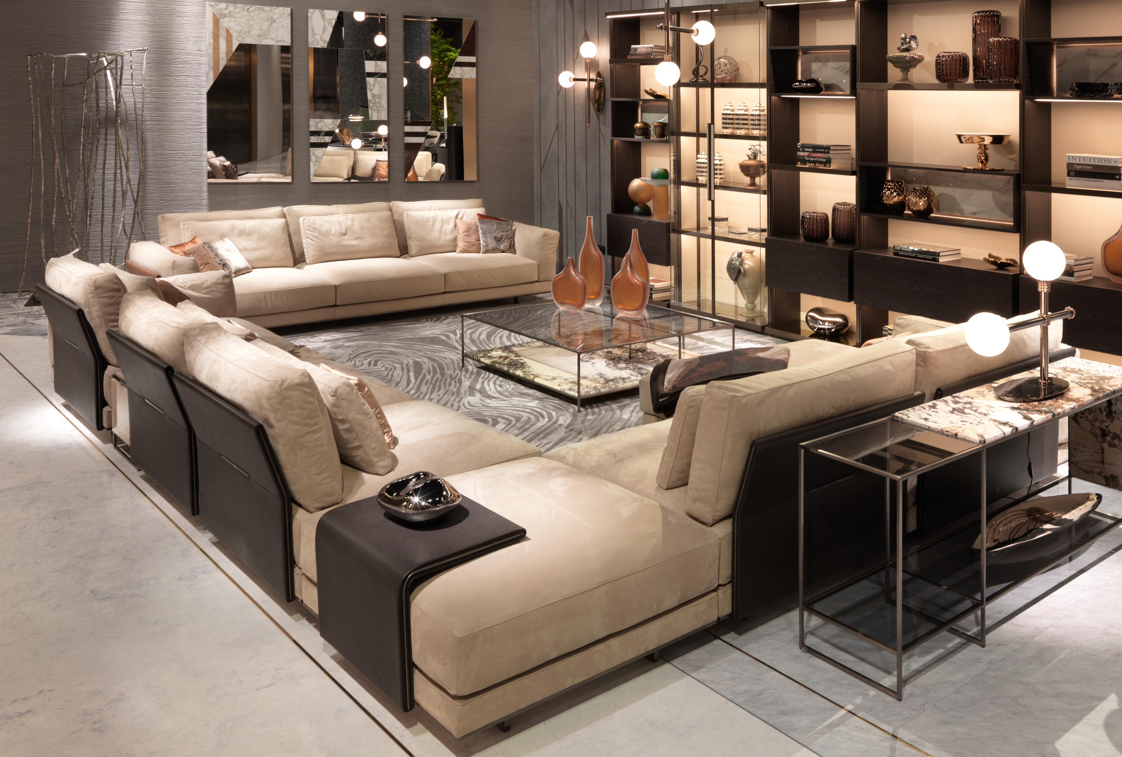Visionnaire Anthem seating in a complete living interior
