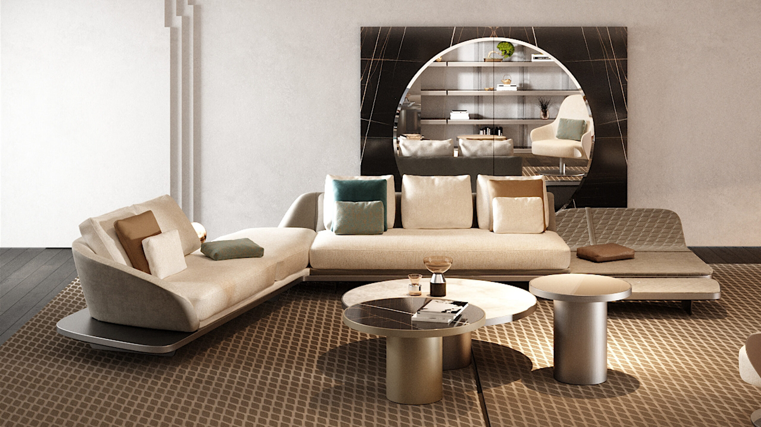 Reflex contemporary luxury living collection